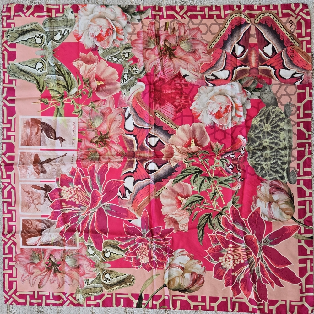 Orla Ermanno Square Silk Scarf
